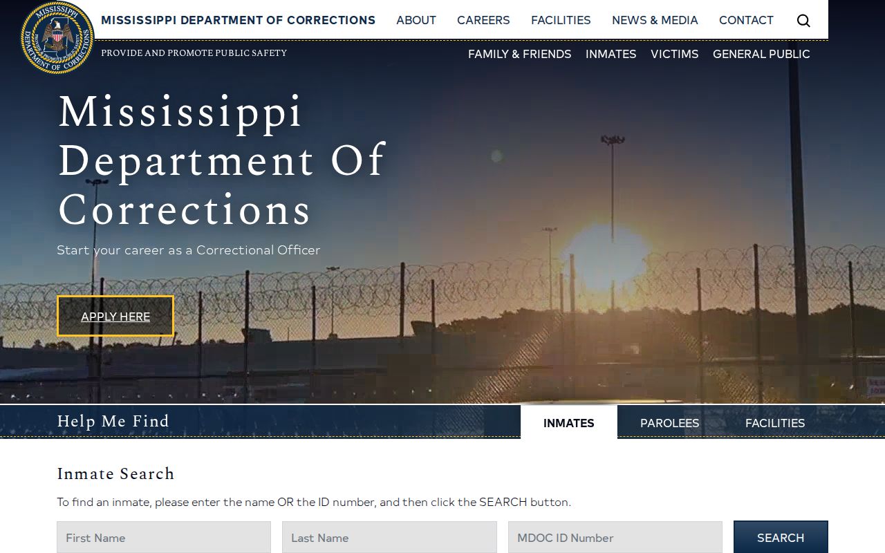MDOC Inmate Search and Parolees Search tools